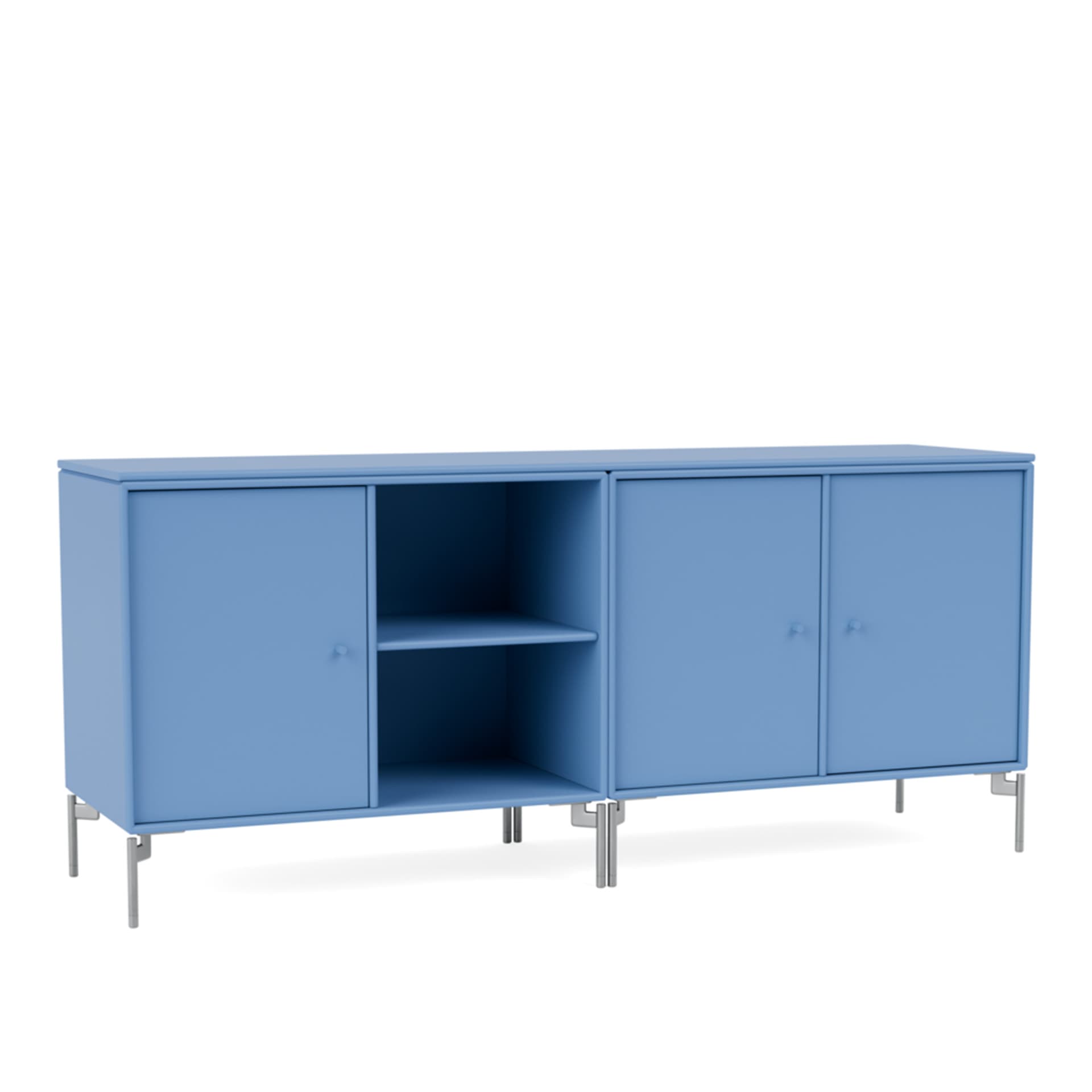 Montana - Save Lowboard 154-Azure Matt Chrome - Skänkar och sideboards - Peter J. Lassen - Blå - Trä