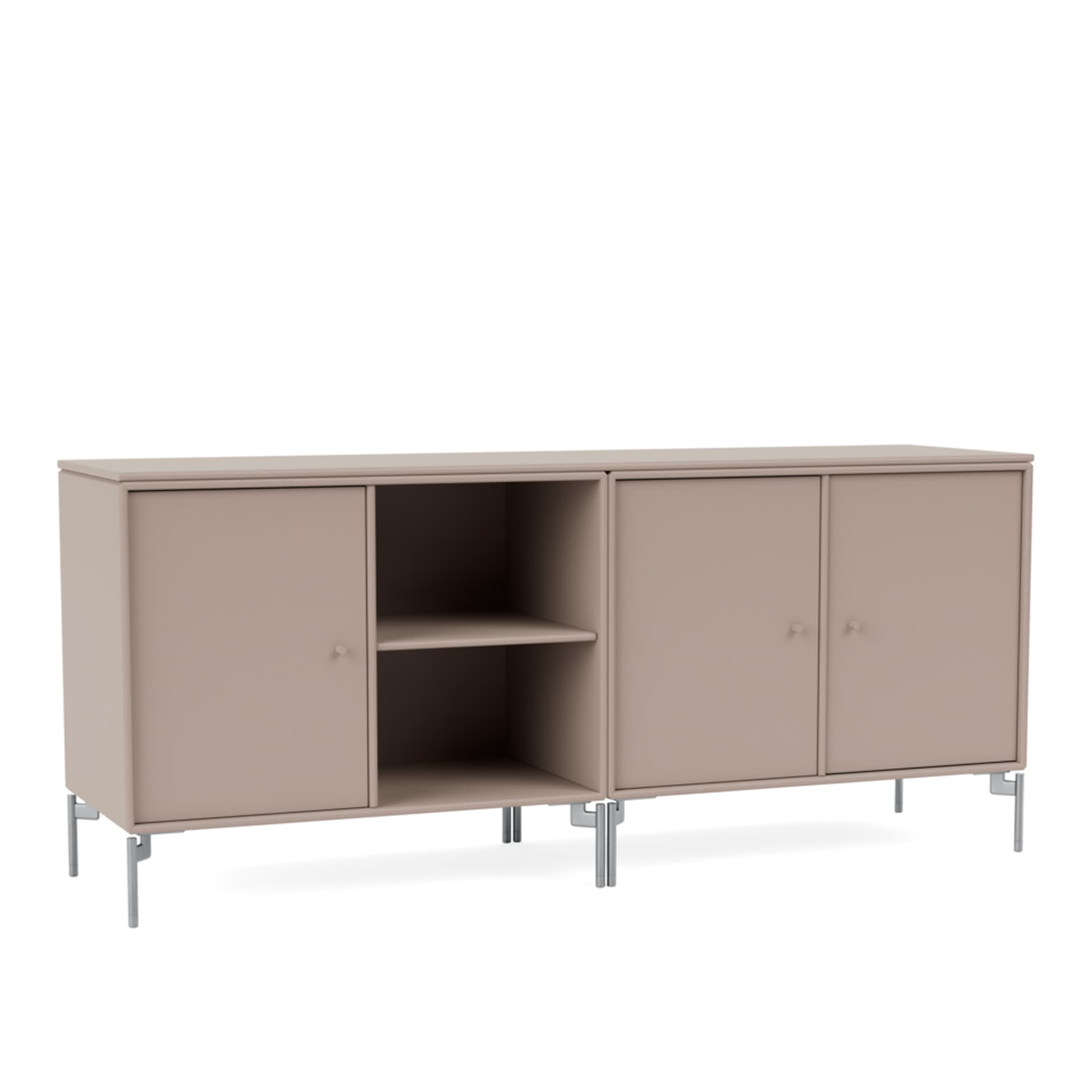 Montana - Save Lowboard - Mushroom / Matt Chrome Legs - Skänkar och sideboards - Peter J. Lassen - Beige