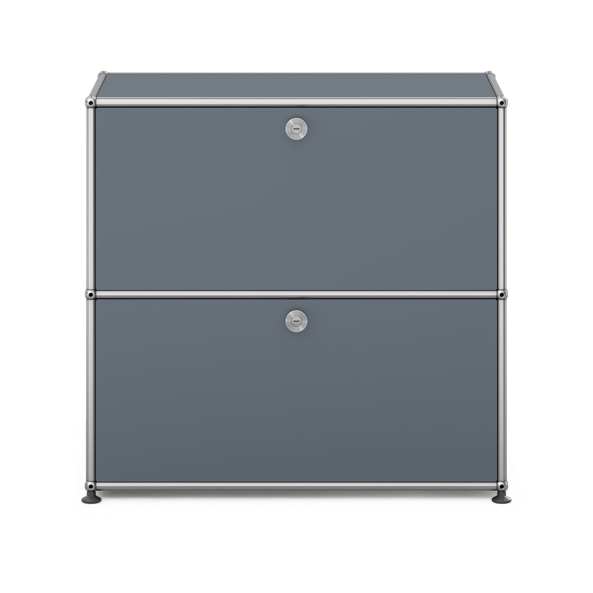 USM - USM Haller S2 32 USM Mid Grey - Skänkar och sideboards - Fritz Haller & Paul Schärer - Grå - Metall