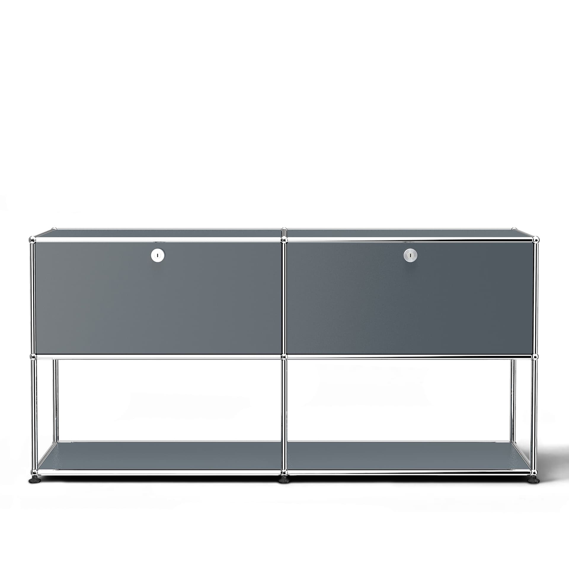 USM - USM Haller 40 Sideboard Mid-Grey - Skänkar och sideboards - Fritz Haller & Paul Schärer - Grå - Metall
