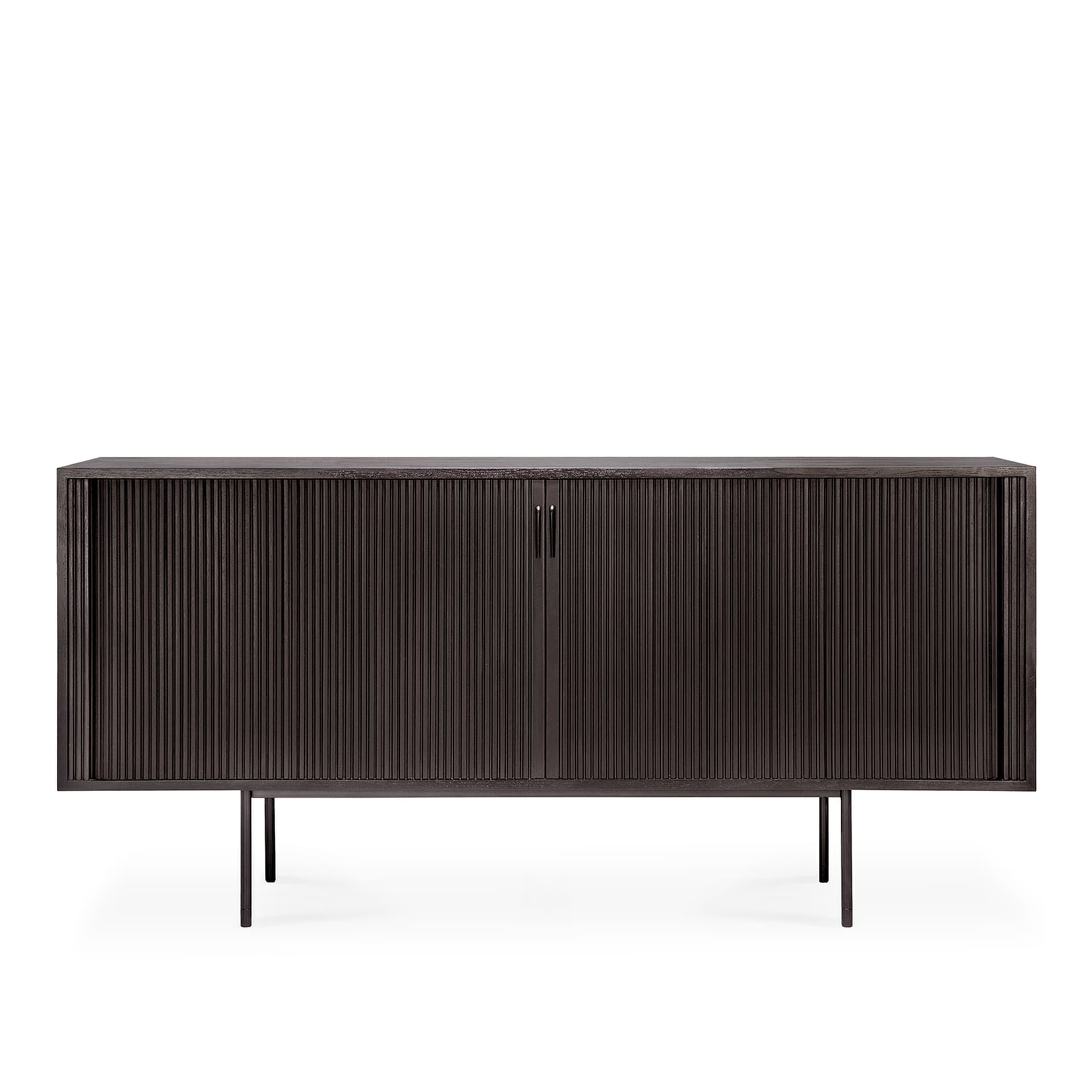 Ethnicraft - Roller Max Sideboard, Varnished Teak - 2 Sliding Doors 168 cm - Skänkar och sideboards - Alain Van Havre - Träfärgad - Trä