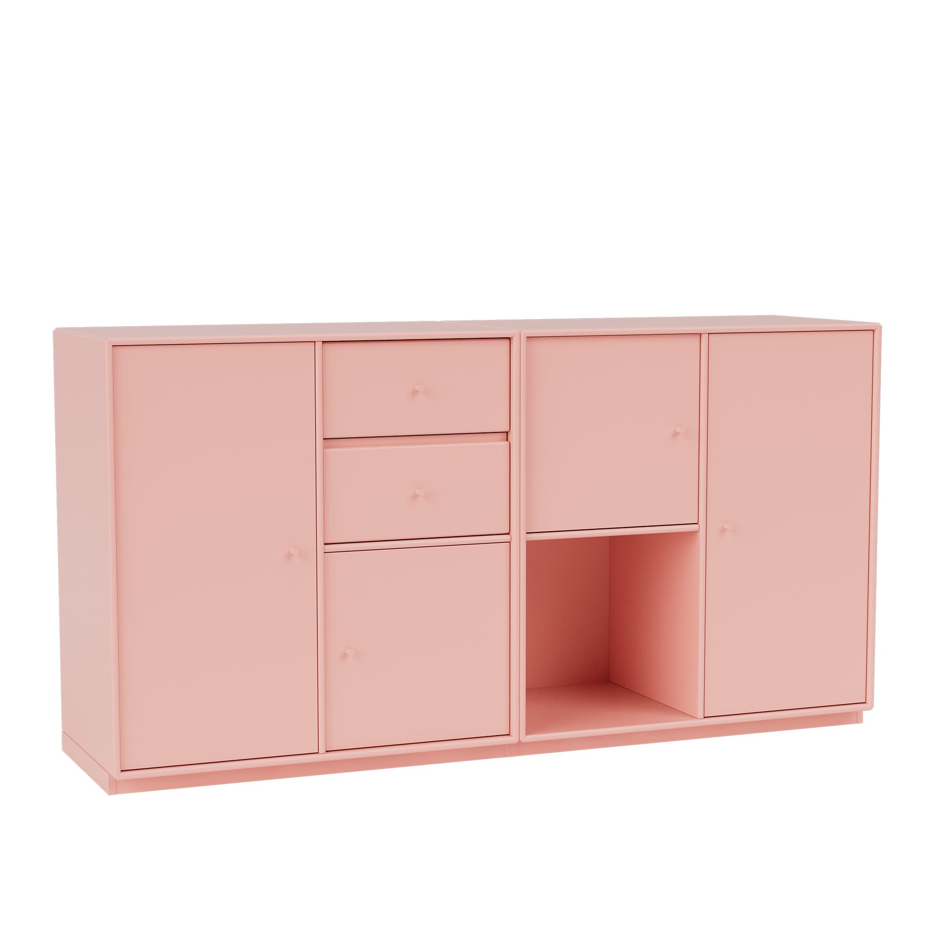 Montana - Couple Sideboard 167-Ruby 06 Plinth 3 cm - Skänkar och sideboards - Peter J. Lassen - Rosa - Trä