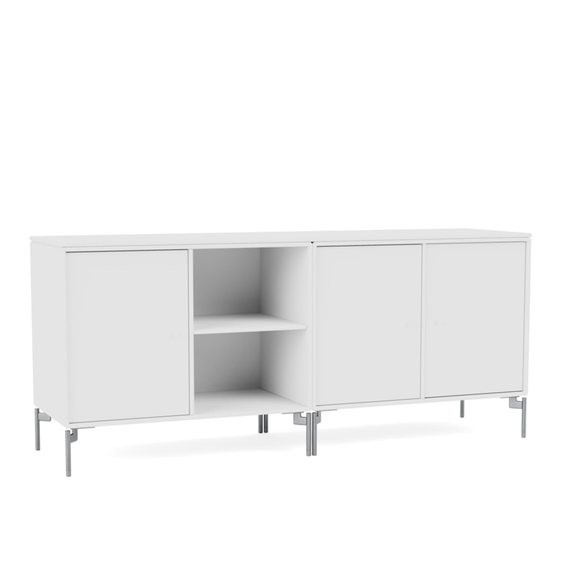 Montana - Save Lowboard - New White / Matt Chrome Legs - Skänkar och sideboards - Peter J. Lassen - Vit