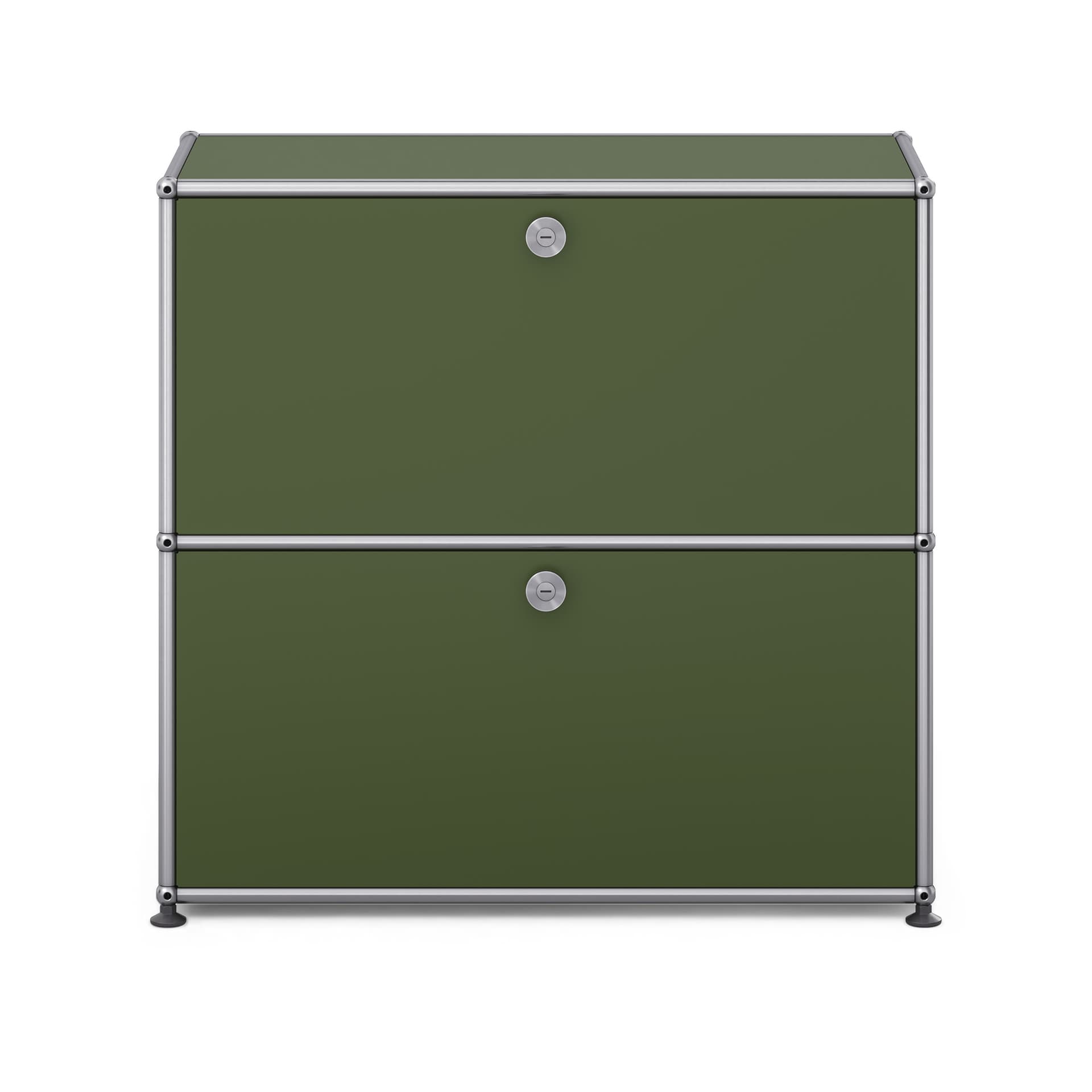USM - USM Haller S2 36 Olive Green - Skänkar och sideboards - Fritz Haller & Paul Schärer - Grön - Metall