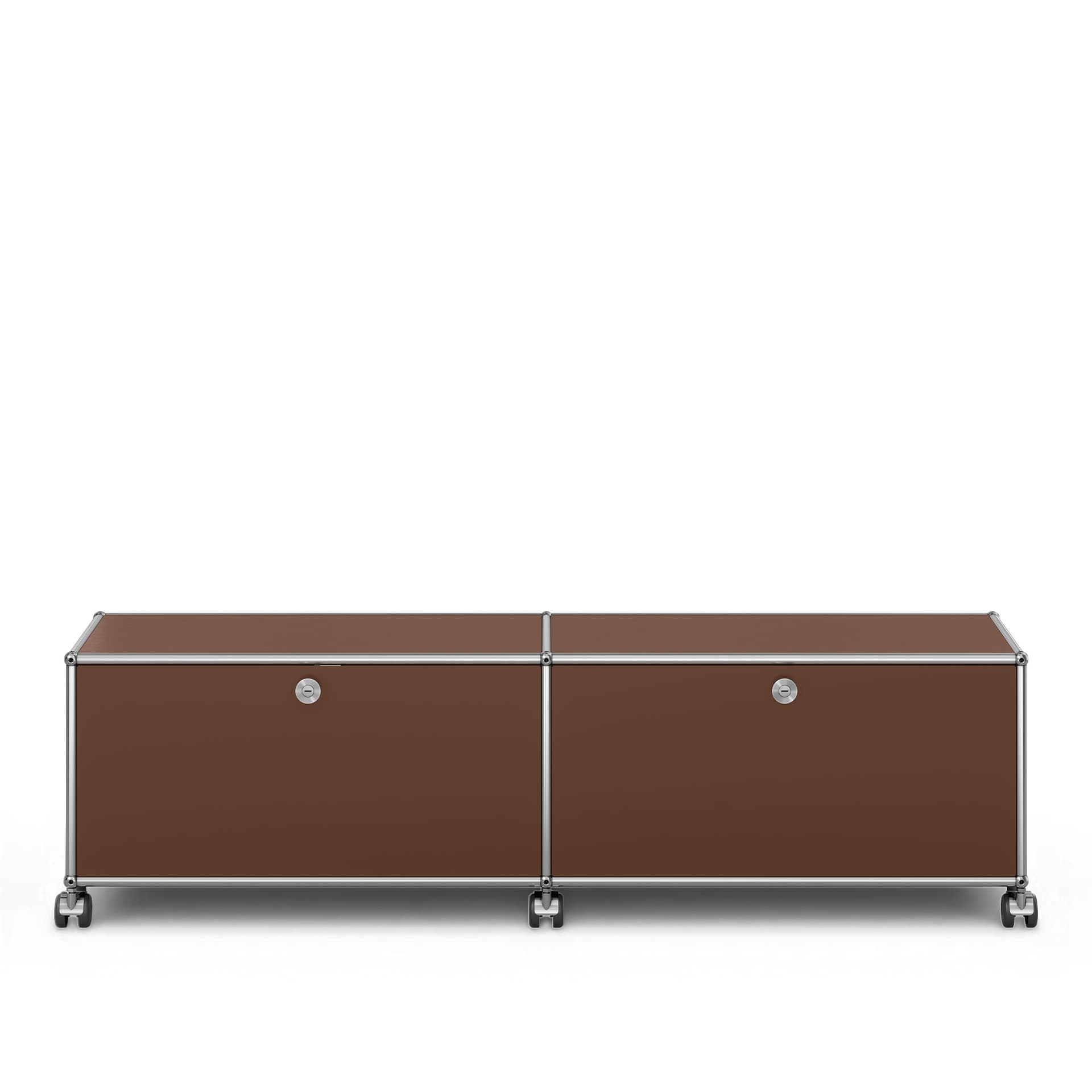 USM - USM Haller TV Furniture M61 USM Brown - TV-bänkar - Fritz Haller & Paul Schärer - Brun