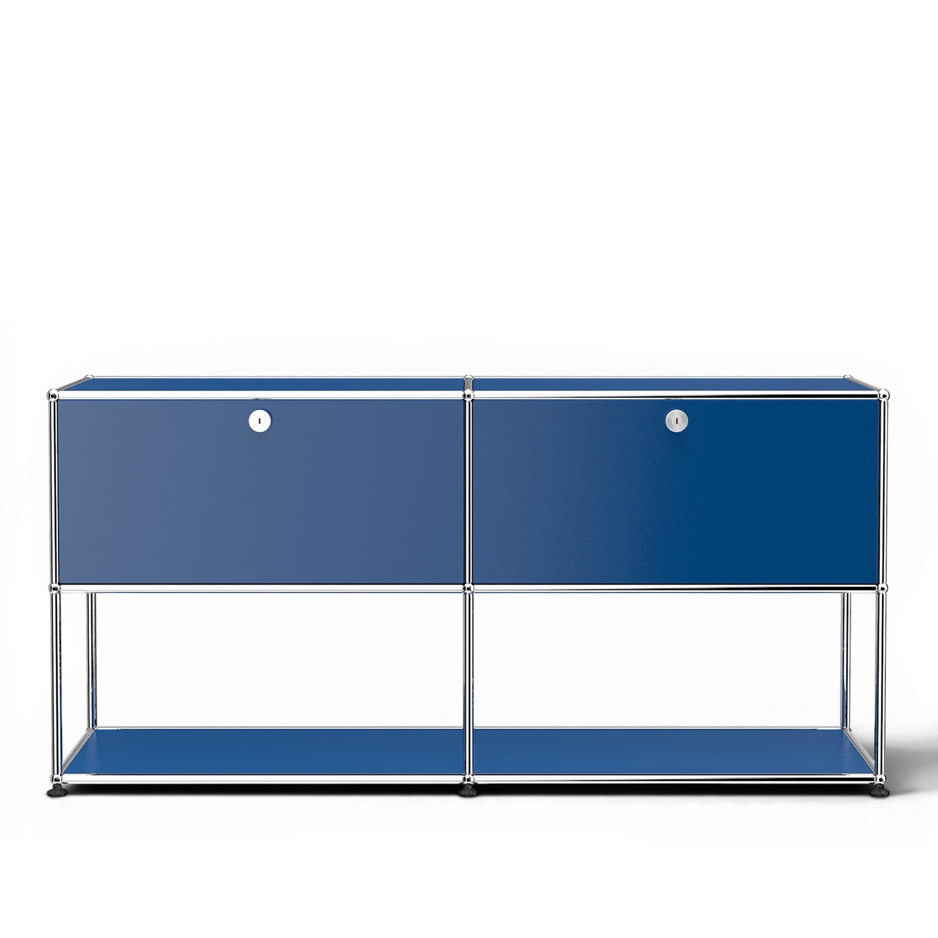 USM - USM Haller 40 Sideboard Gentian Blue - Skänkar och sideboards - Fritz Haller & Paul Schärer - Blå - Metall