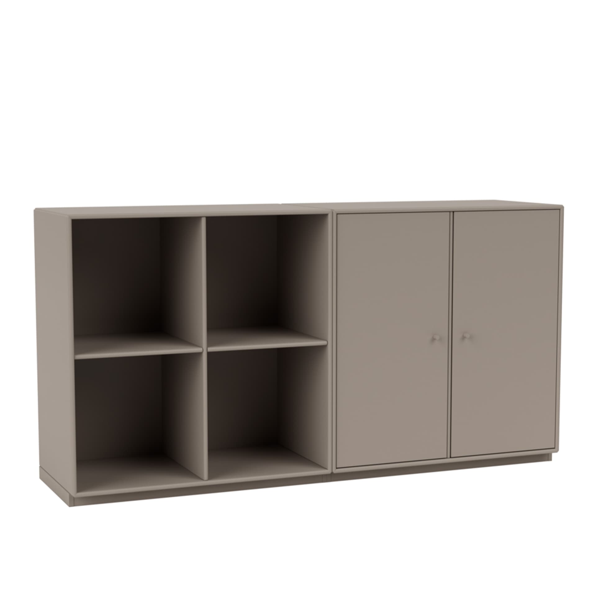 Montana - Pair Classic Sideboard 141-Truffle 06 Plinth 3 cm - Skänkar och sideboards - Peter J. Lassen - Beige - Trä