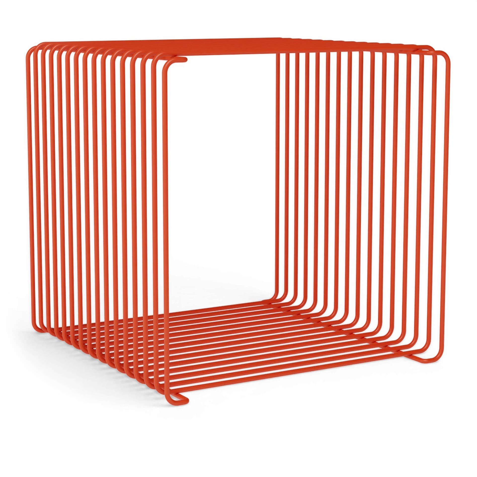Montana - Panton Wire Single hylla 35 cm 145 rosehip - Hyllor & Hyllsystem - Verner Panton - Röd - Metall