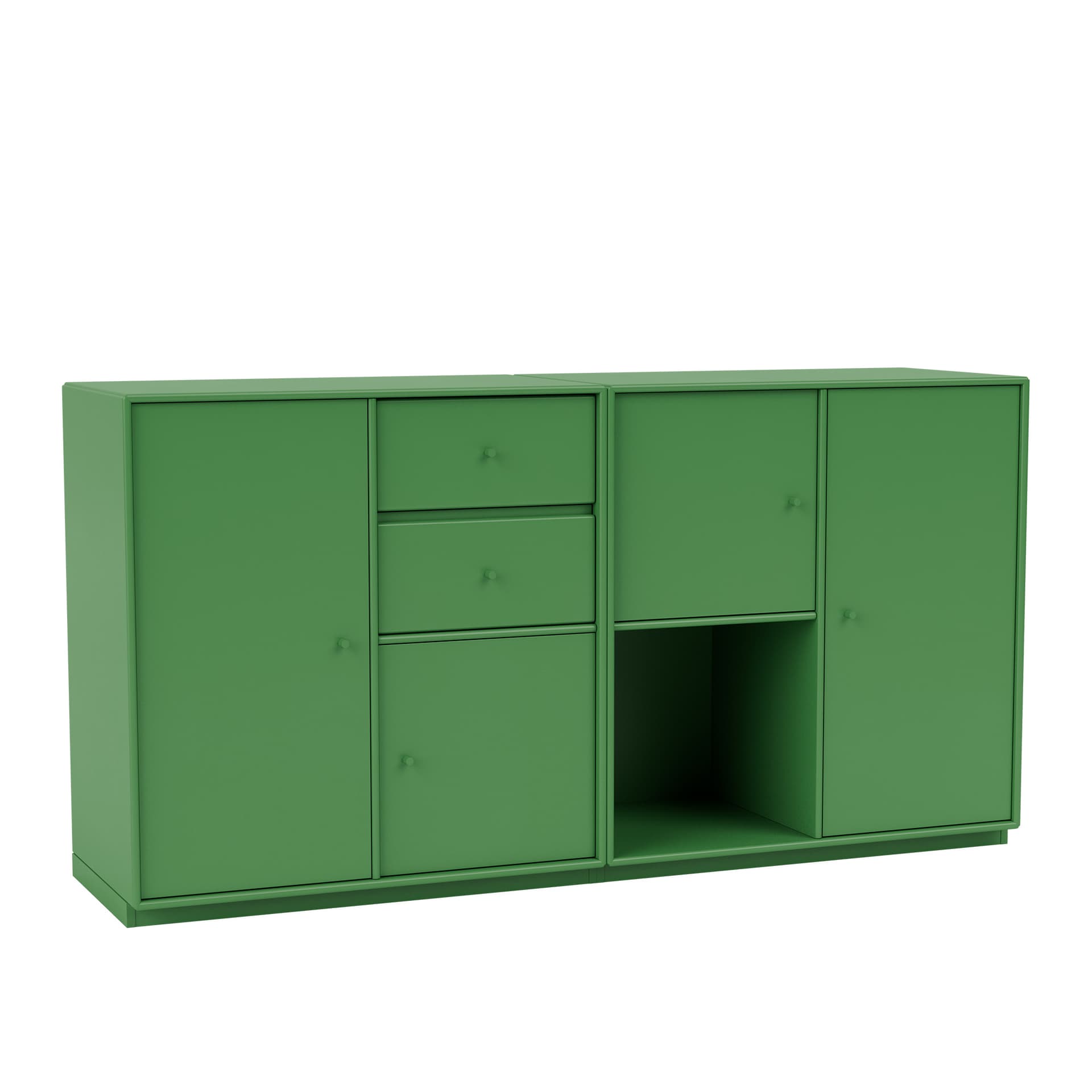 Montana - Couple Sideboard 152-Parsley 06 Plinth 3 cm - Skänkar och sideboards - Peter J. Lassen - Grön - Trä