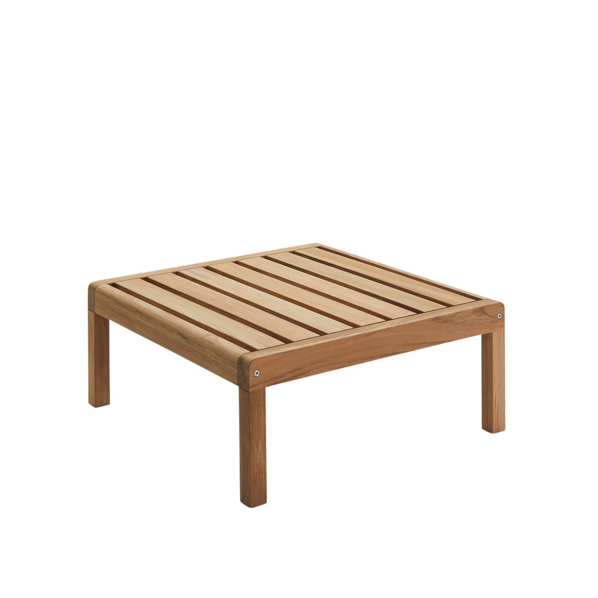 Fritz Hansen - Virkelyst Table 75x70 cm - Matbord utomhus - SAYS WHO - Brun - Trä