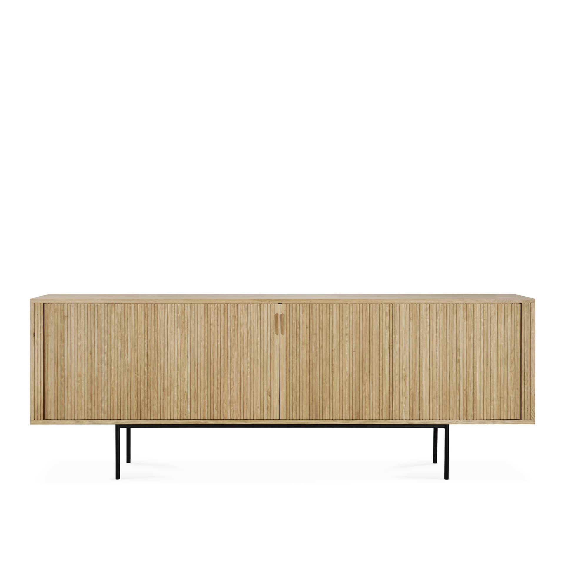 Ethnicraft - Roller Max Sideboard - Oak - 2 Doors 45 x 224 cm - Skänkar och sideboards - Alain Van Havre - Träfärgad - Trä