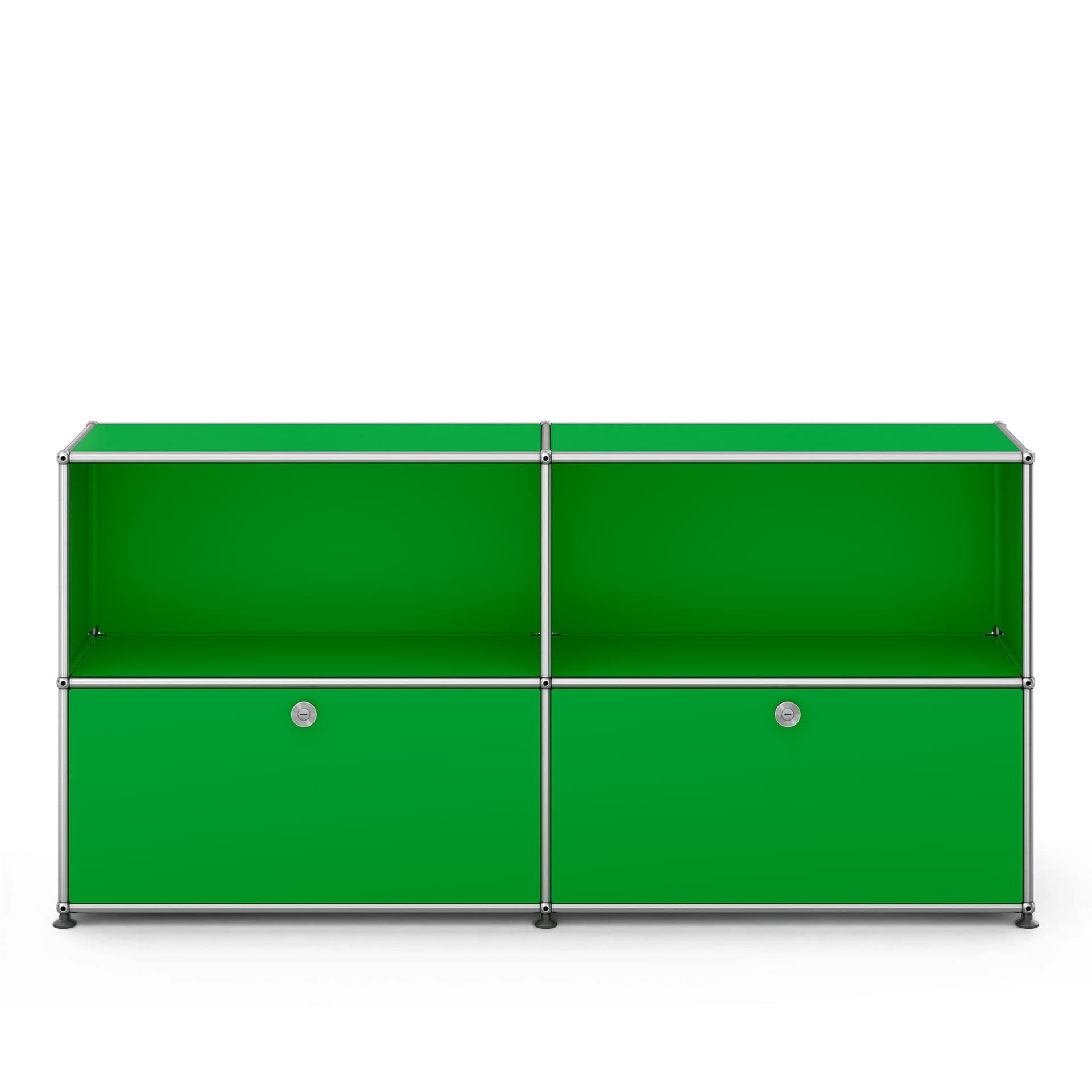 USM - USM Haller Sideboard C2 USM Green - Skänkar och sideboards - Fritz Haller & Paul Schärer - Grön