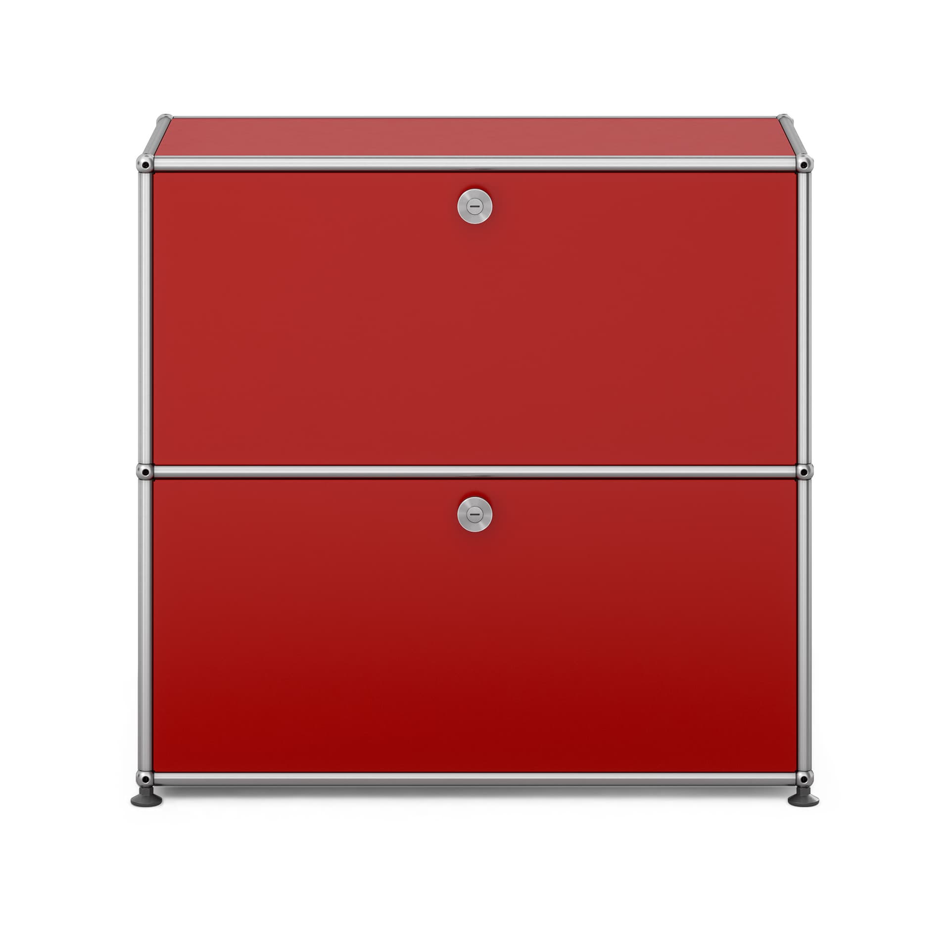 USM - USM Haller S2 23 USM Ruby Red - Skänkar och sideboards - Fritz Haller & Paul Schärer - Röd - Metall