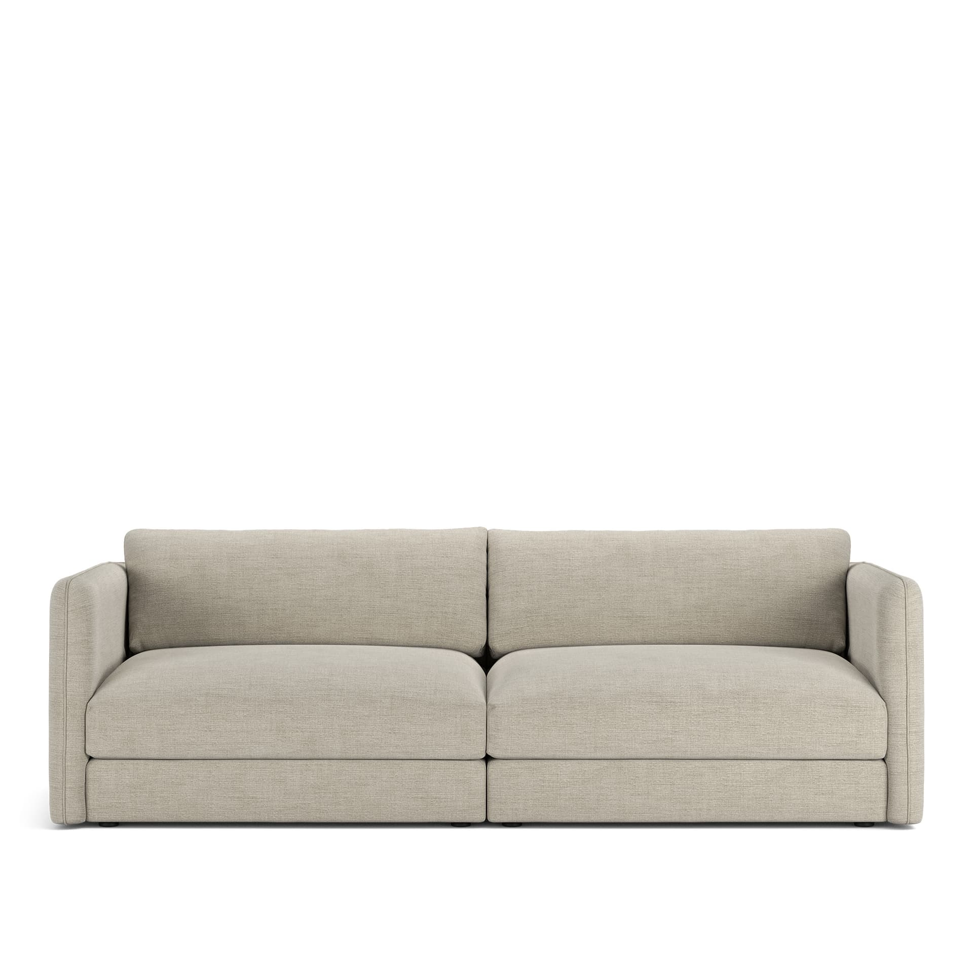 NOGA - Pavarotti 2.5-Seater, Fixed Cover, Cushion Variant 03, Sienna 102 - Soffor - Grå