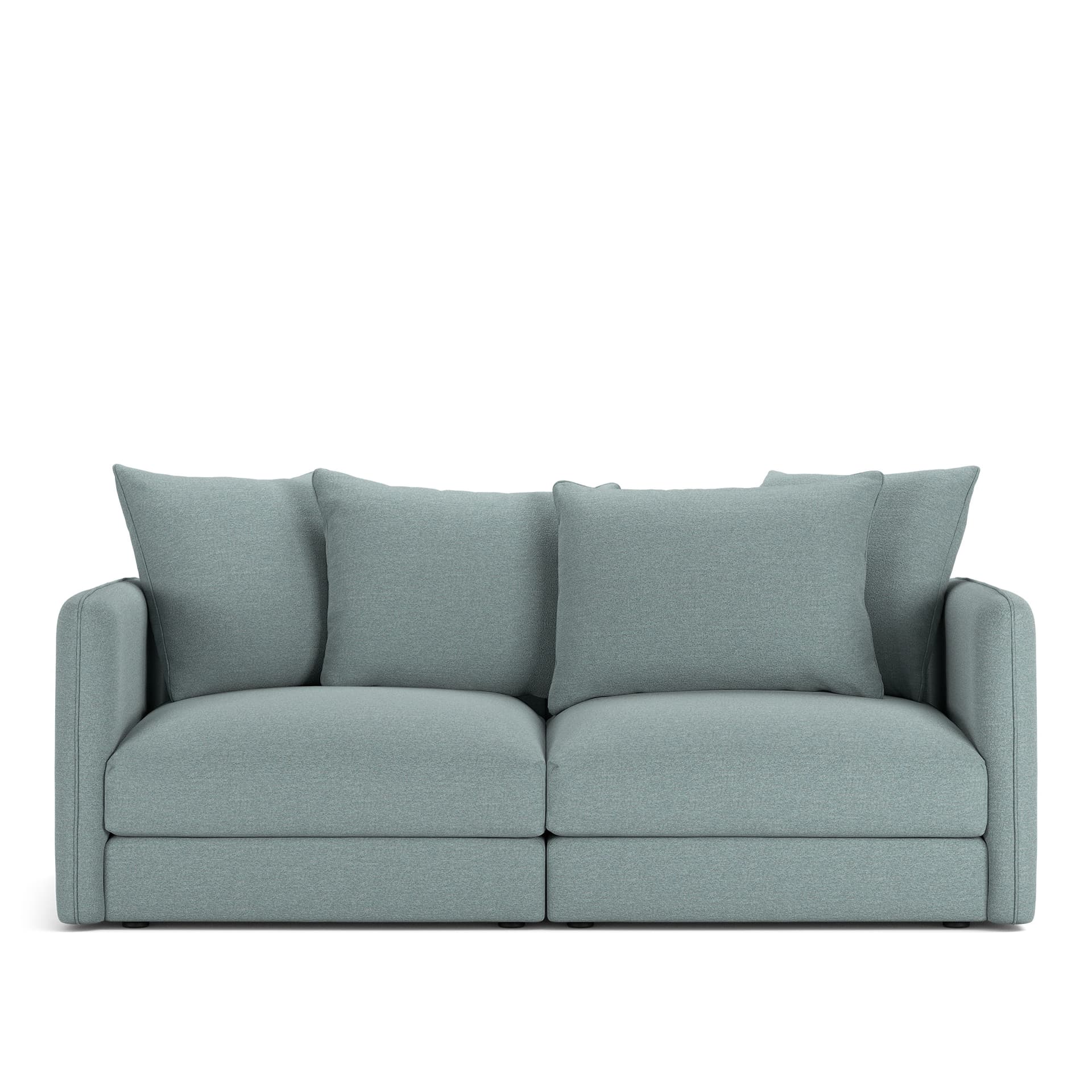 NOGA - Pavarotti 2-Seater, Removable Cover, Cushion Variant 01, Lario 12 - Soffor - Blå