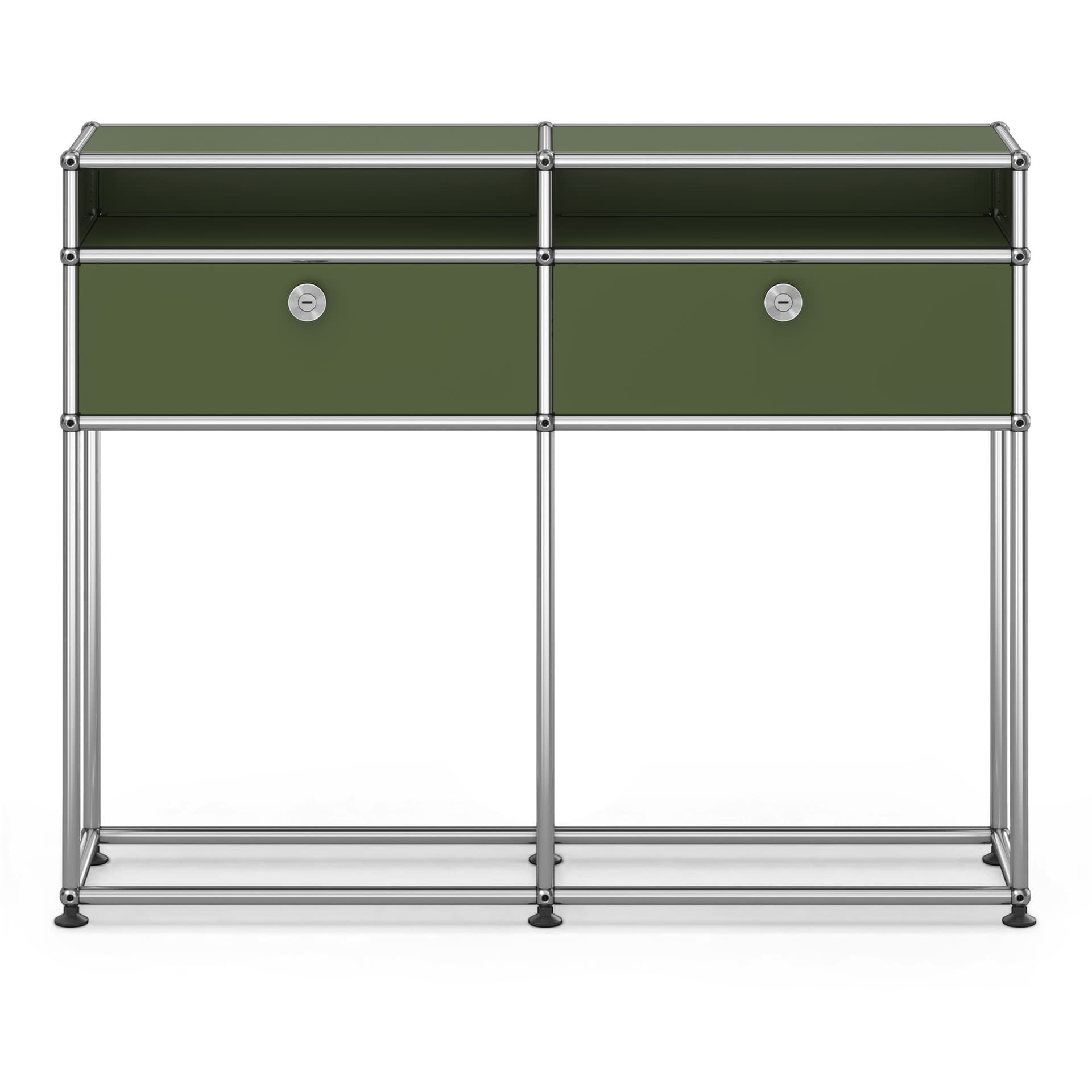 USM - USM Haller M51 Olive Green - Skänkar och sideboards - Fritz Haller & Paul Schärer - Grön - Metall