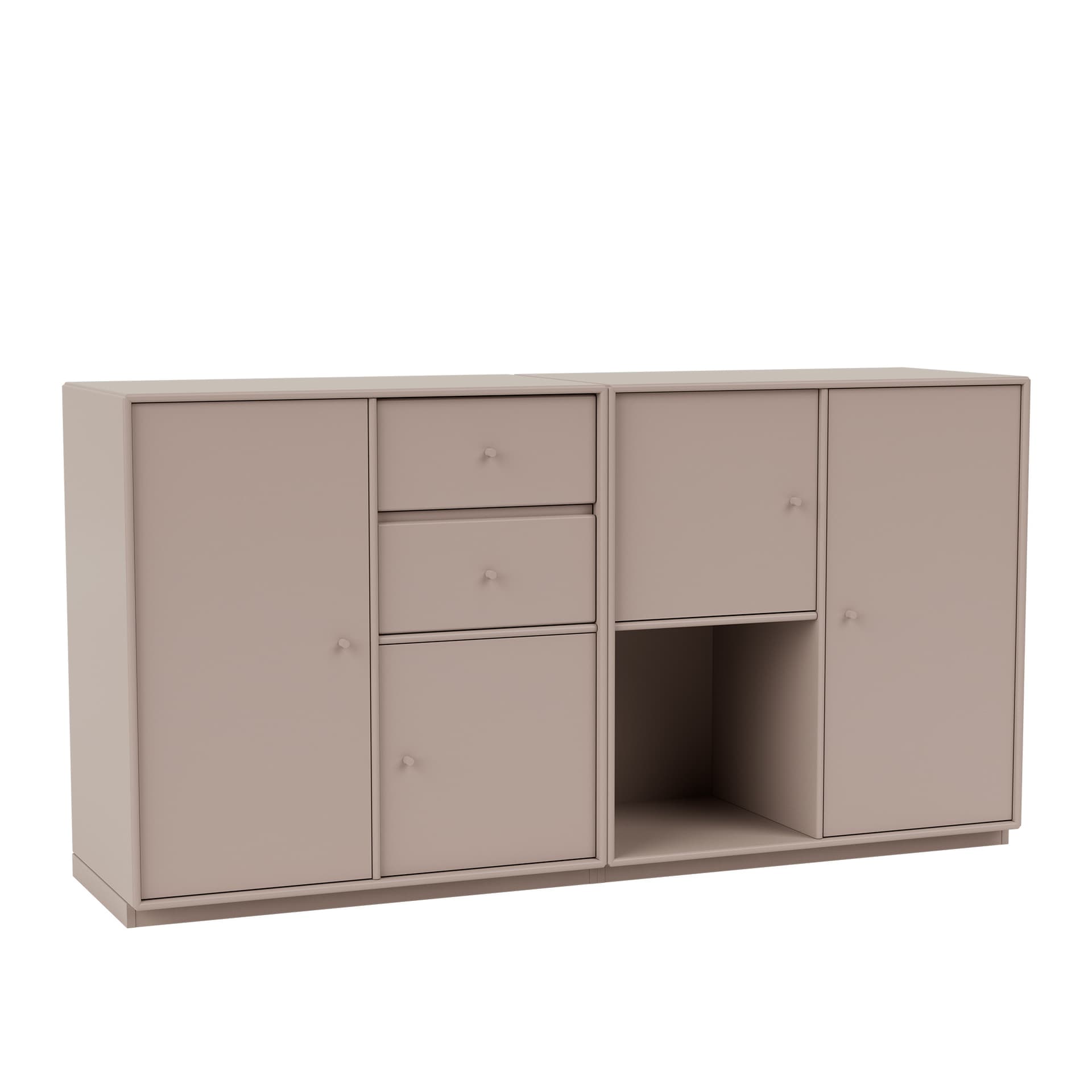 Montana - Couple Sideboard, Plinth H3 cm - Mushroom - Skänkar och sideboards - Peter J. Lassen - Beige