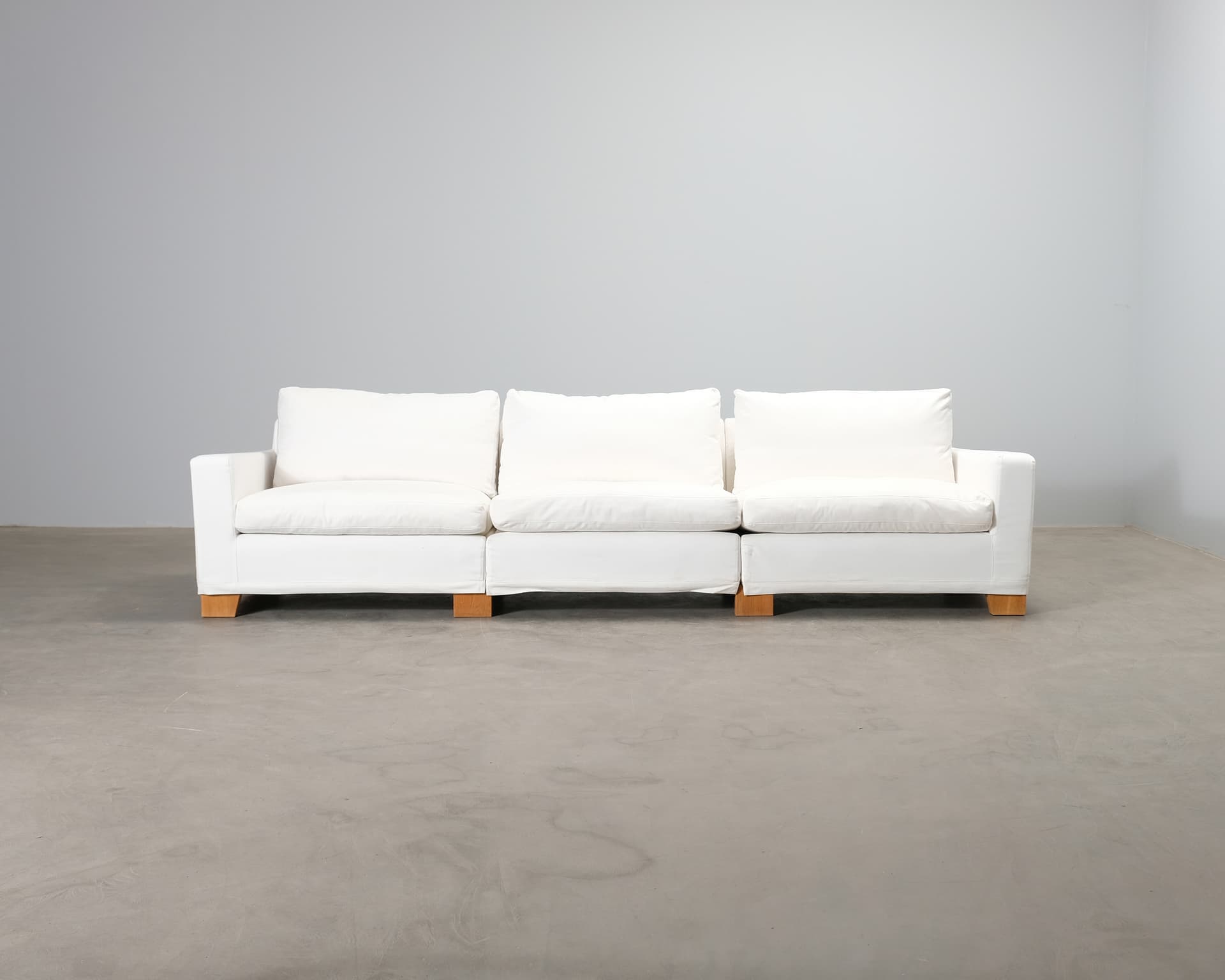 Fogia Rock 4-sits soffa vit