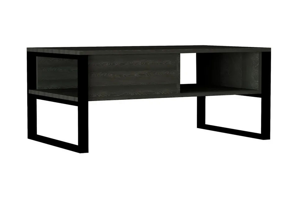 Antlerriver soffbord 100 cm svart