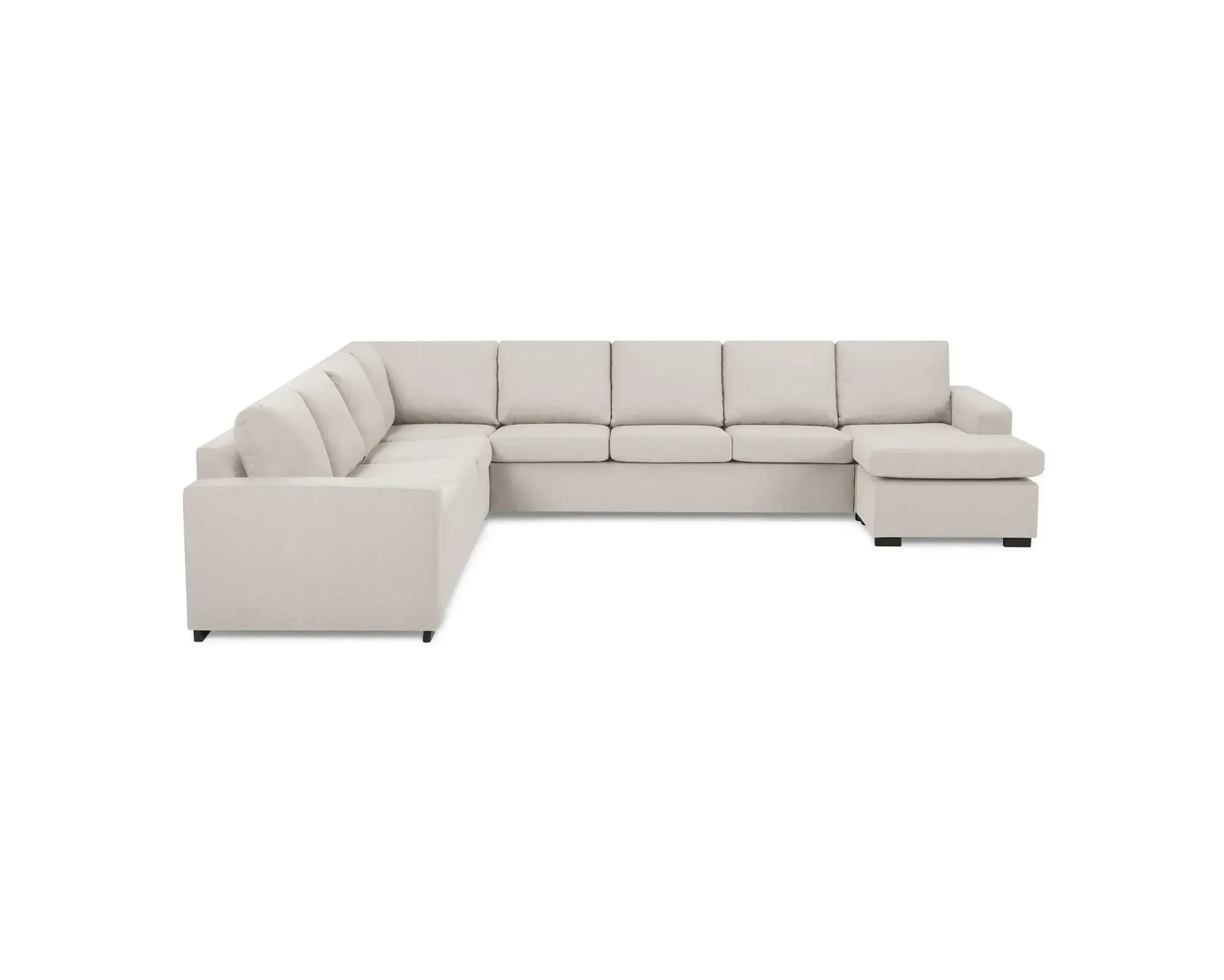 Crazy 7-sits hörnsoffa med divan beige