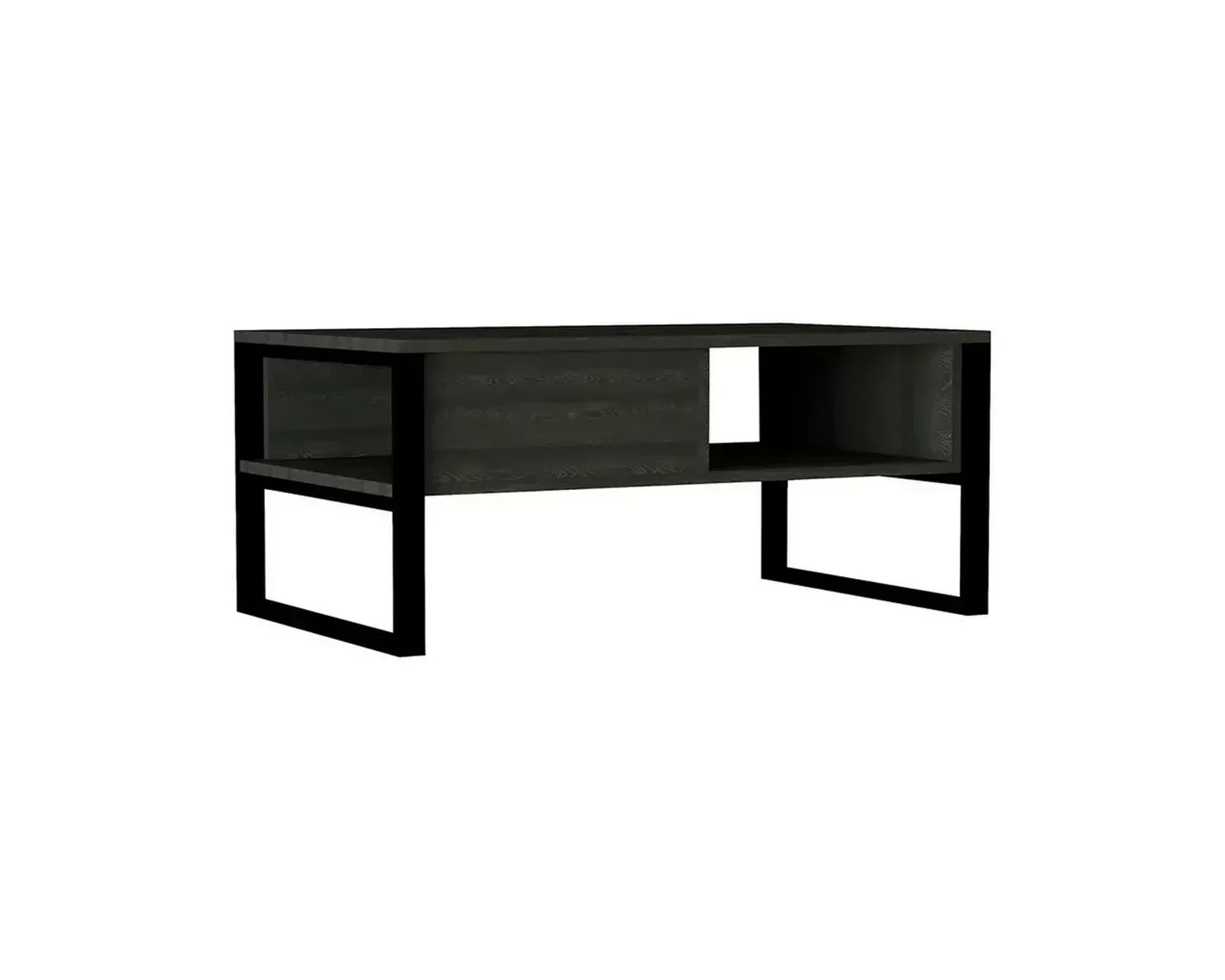Antlerriver soffbord 100 cm svart