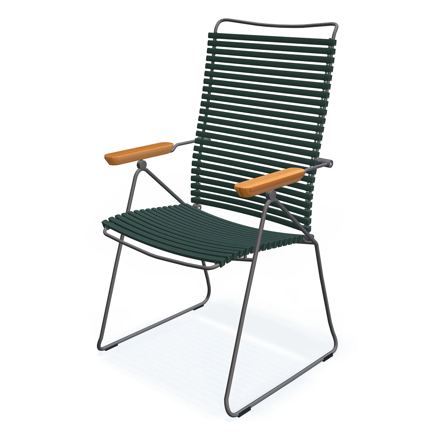 Houe, Click positionsstol pine green/grey bamboo Houe, Click positionsstol pine green/grey bamboo